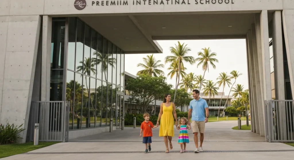 Family at international school Bali - kids relocation guide